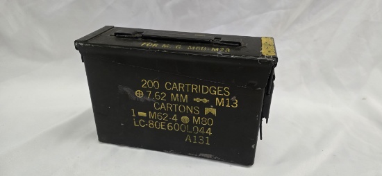 MILITARY SURPLUS 7.62MM 200RD AMMO CAN