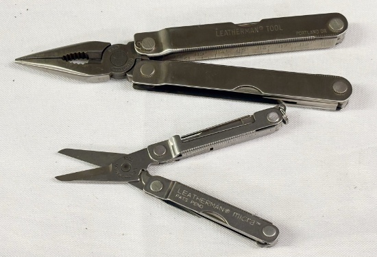 LOT OF 2 USA LEATHERMAN MULTIOOLS