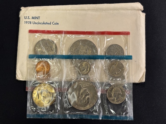 1978 UNCIRCULATED MINT COIN SET