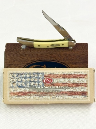 CASE XX YELLOW HANDLE TINY TOOTHPICK KNIFE