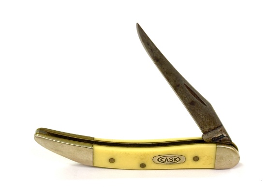 CASE XX TINY TOOTHPICK KNIFE YELLOW HANDLES