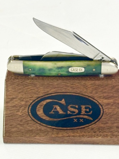 CASE XX GREEN APPALOOSA STOCKMAN KNIFE