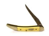 CASE XX TINY TOOTHPICK KNIFE YELLOW HANDLES