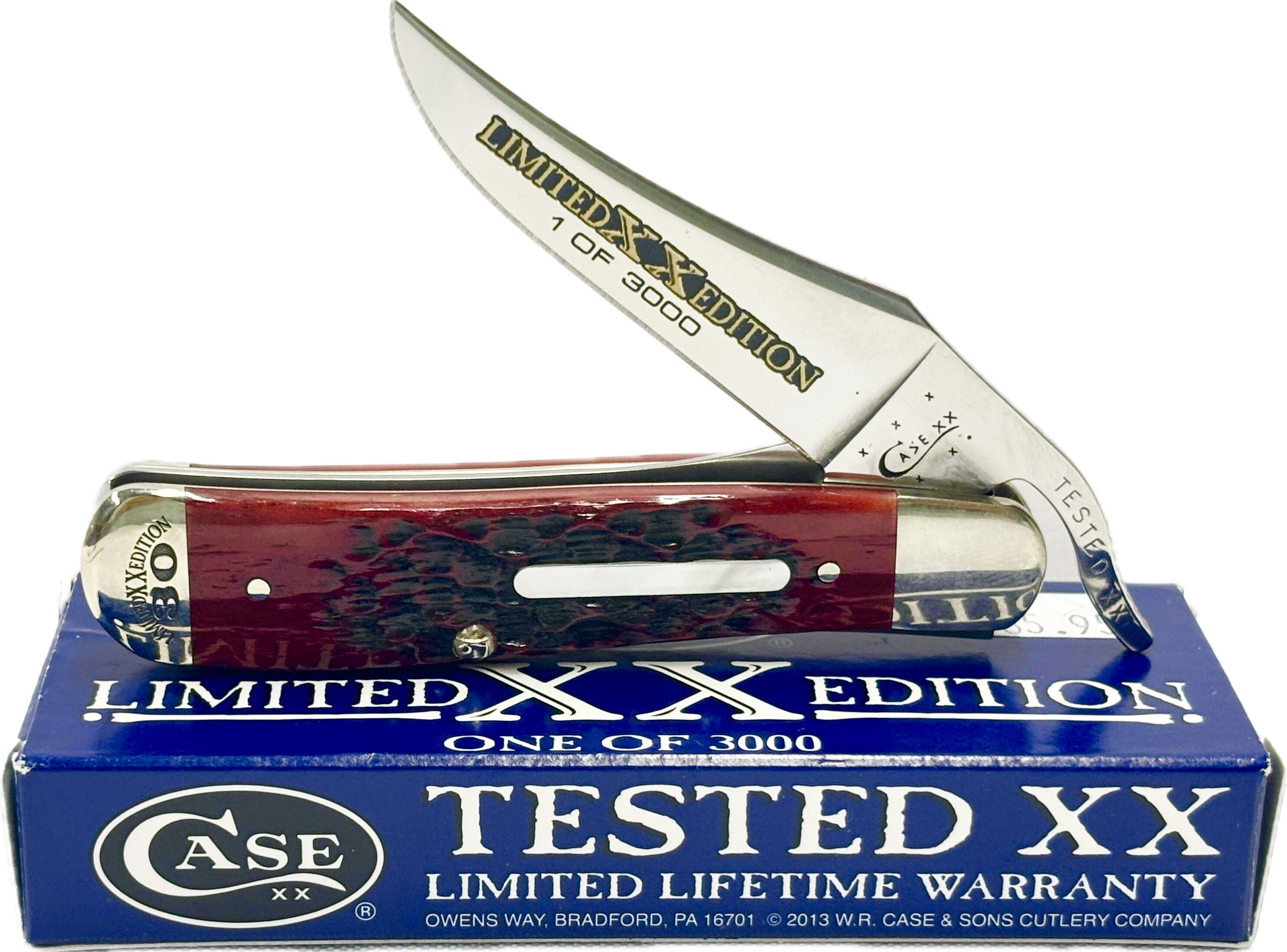 2014 CASE XX 61953L BRICK RED W/ MOP LIMITED | Proxibid