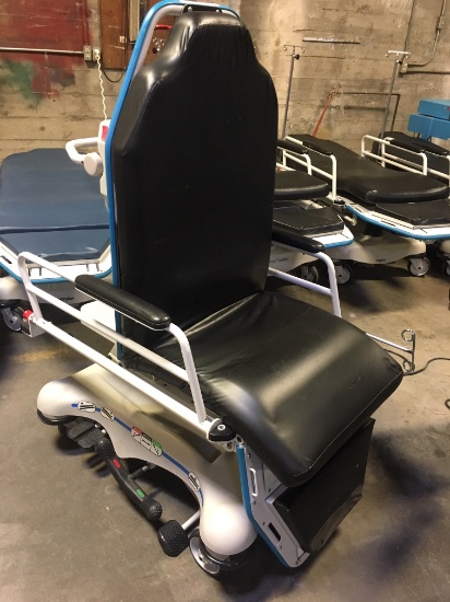 2002 Stryker 5050 Stretcher Chair 400lb Load Capacity s/n: 0211 043237