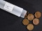 ROLL OF 50-1909 VDB LINCOLN CENTS: VARIOUS GRADES