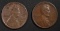 1924-D F-VF & 1909-S VG LINCOLN CENTS