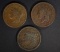 2 - 1837 LARGE CENTS FINE & 1 - 1838 LG CENT FINE