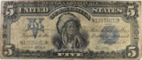 1899 $5.00 SILVER CERT. 