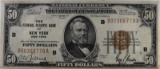 1929 $50.00 FRB N.Y., N.Y. AU  NICE