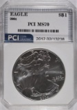 2004 ASE PCI PERFECT GEM BU