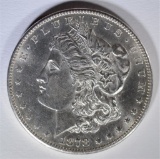 1878-S MORGAN SILVER DOLLAR, CH BU