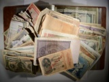 Over 150 pc FOREIGN CURRENCY - GREAT MIX
