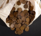 5000 LOOSE LINCOLN WHEAT CENTS IN BAG