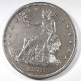 1878-S TRADE DOLLAR  AU/UNC  NICE