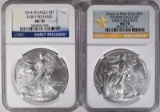 2014 W & 2014(W) NGC ASE MS 70 EARLY RELEASES