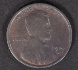 1914-D LINCOLN CENT VG+  KEY