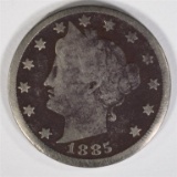 1885 LIBERTY NICKEL VG  KEY COIN