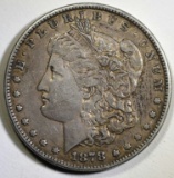 1878 8TF MORGAN SILVER DOLLAR, XF