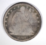 1861-O SEATED HALF DOLLAR GOOD