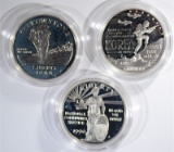 3- SILVER PRF $1-'91 KOR,'96 C.S., '99 YELL