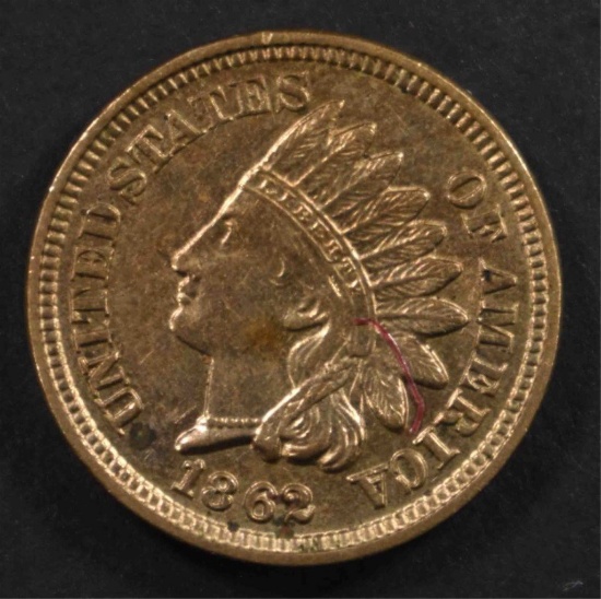 1862 INDIAN CENT, AU