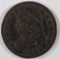 1821 CAPPED BUST DIME, VG/F