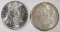 1885 AU & 1886 BU MORGAN DOLLARS
