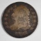 1823/2 CAPPED BUST DIME, FINE