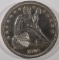 1846 SEATED DOLLAR, BU -SCARCE