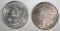 1885 & 1896 CHOICE BU MORGAN DOLLARS