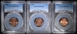 (3) 1995 LINCOLN CENT PCGS MS-67RD