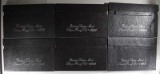 Set of 6 Silver Proof Sets (2) 1992, (2) 1993 and