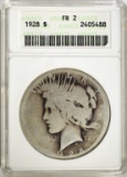 1928 PEACE DOLLAR ANACS FAIR 2 - KEY COIN