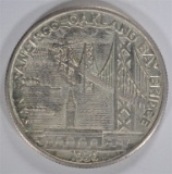1936-S BAY BRIDGE COMMEMORATIVE HALF DOLLAR, CH BU