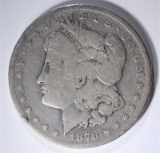 1878-CC MORGAN SILVER DOLLAR, VG a few rim bumps
