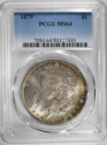 1879 MORGAN DOLLAR PCGS MS64