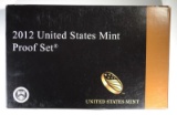2012 U.S. MINT PROOF SET IN BOX WITH COA