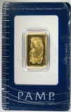 PAMP SUISSE 10 GRAM 999.9 GOLD BAR