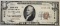 1929 $10 NATIONAL CURRENCY TY1 CH VF