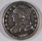 1834 CAPPED BUST DIME, XF/AU -NICE!