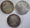 1878-S, 96 & 97 BU MORGAN DOLLARS