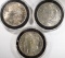 1921 P, D & S MORGAN DOLLARS