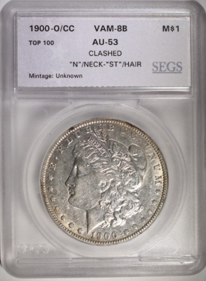 1900-O/CC SEGS AU VAM-8B MORGAN DOLLAR