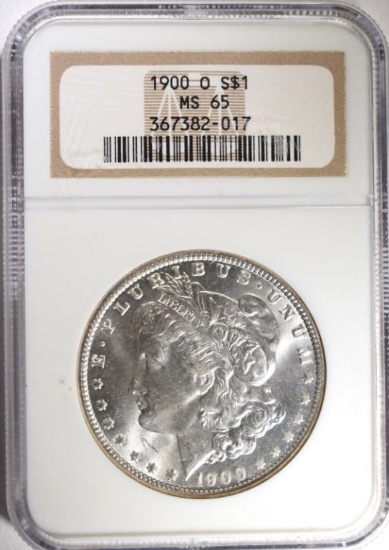 1900-O MORGAN NGC MS65 GEM VAM-14A