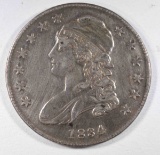 1834 CAPPED BUST HALF DOLLAR XF/AU