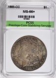 1885-CC MORGAN SILVER DOLLAR PCSS SUPERB GEM+