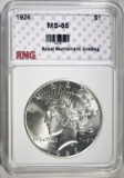 1926 PEACE DOLLAR RNG GEM BU