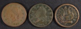 3-PATRIOTIC CIVIL WAR TOKENS