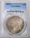 1878-S MORGAN DOLLAR PCGS MS65